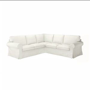 IKEA Uppland White Sectional Sofa Cover